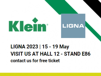 Klein participates in the LIGNA Exhibition from May 15 to 19 - Hannover