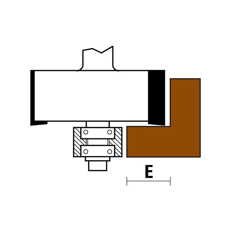 hw falzfräser mit anlauflager z2