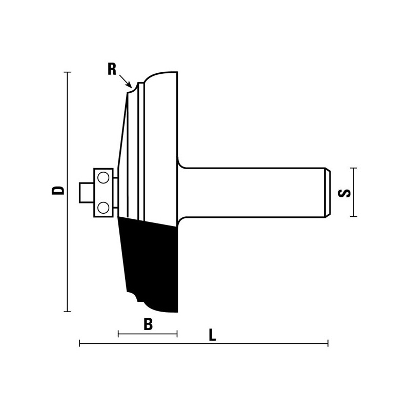 frese hw sagomate per piattabande z2