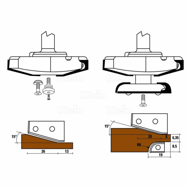hw insert profile raised panel router cutters z2
