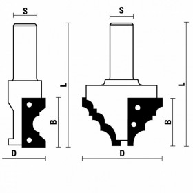 fraises avec profils complexes hw à plaquettes interchangeables