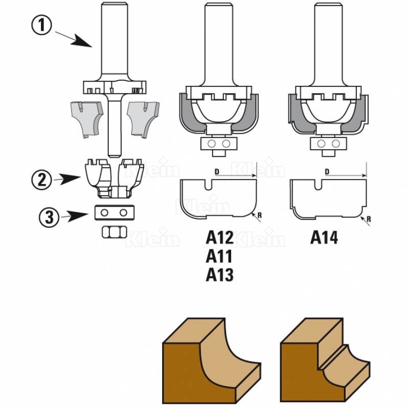 hw interchangeable insert router bits “nova system” z2