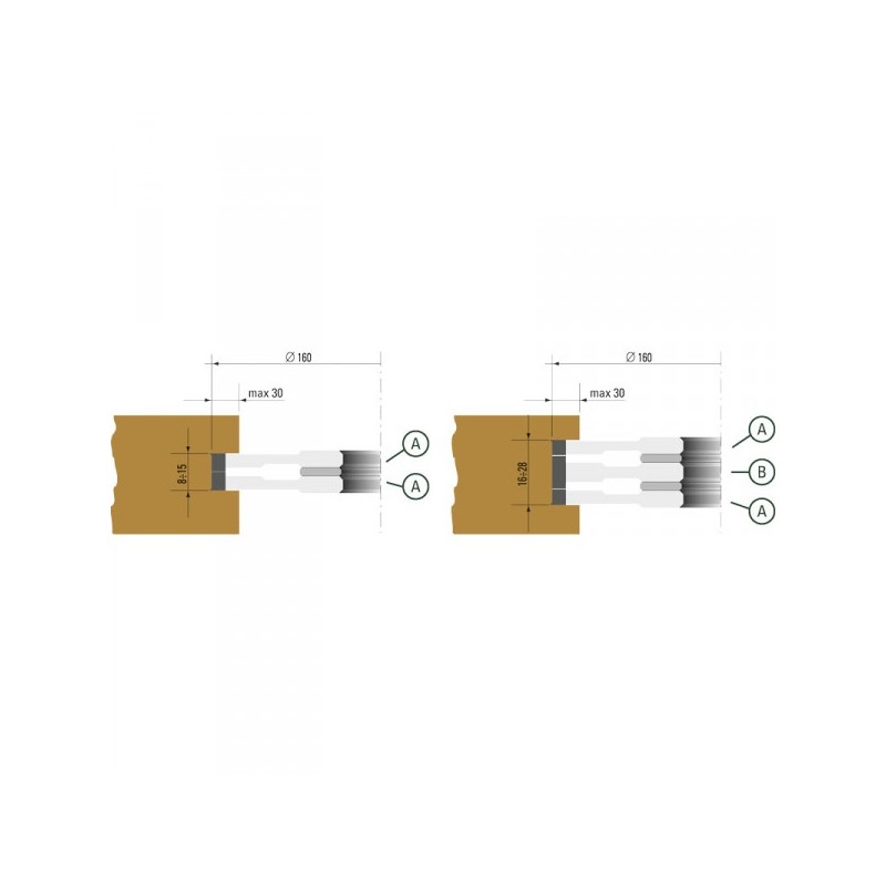 hw adjustable cutterhead with reversible knives for grooves
