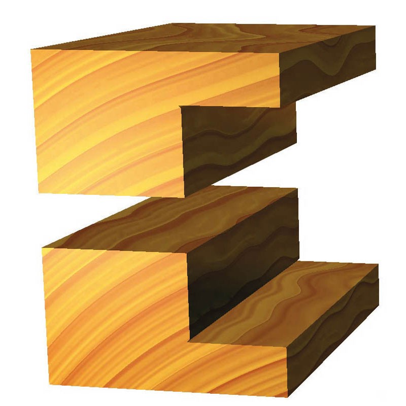 fresas para galces. corte axial y precortador