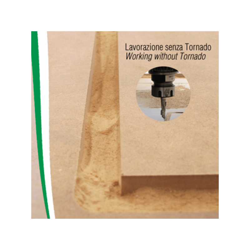 späne und staub turbinenspannmutter tornado®