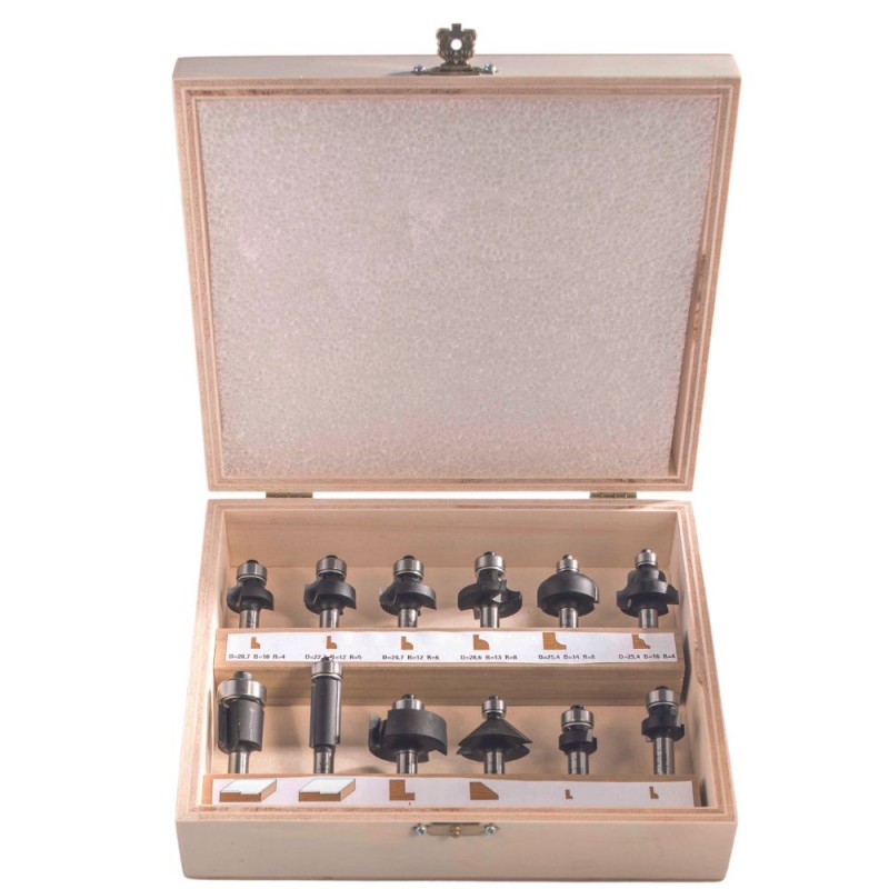 12 piece profile router bits “advanced set” 12 piece profile router bits “advanced set”