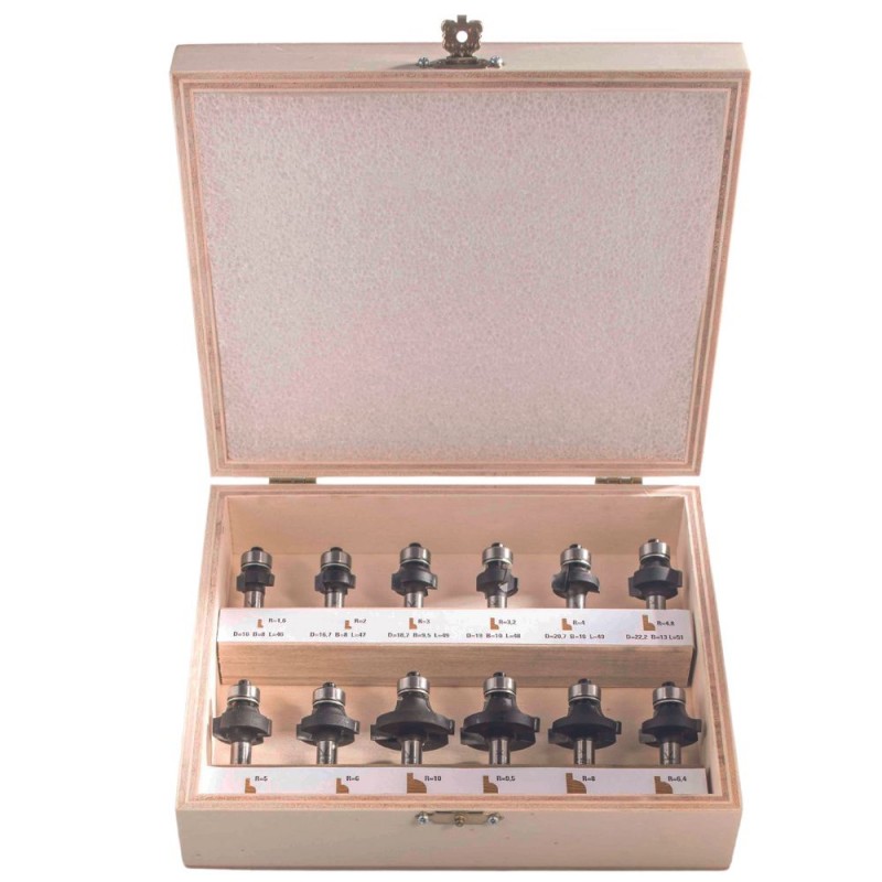 12 piece corner rounding bits “advanced set” 12 piece corner rounding bits “advanced set”