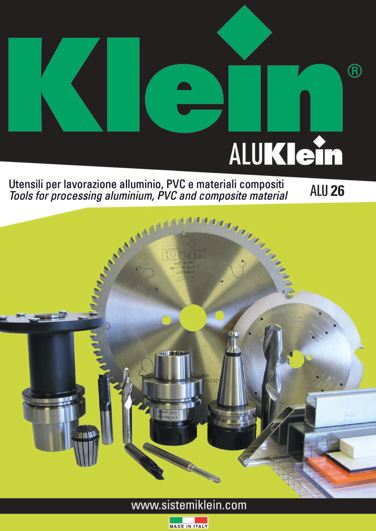 ALUKlein - Herramientas y sierras para trabajar el aluminio y el plástico