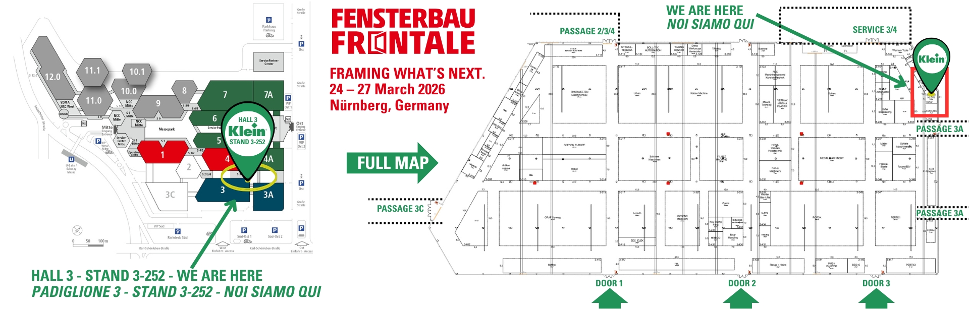 MAPPA FENSTERBAU 2026 KLEIN