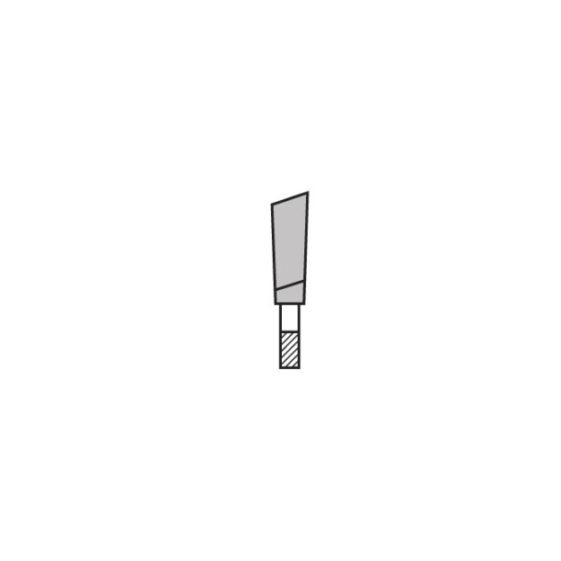 ES one sided top bevel saw blade geometry